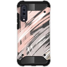 Egstech Samsung Galaxy A70 Kılıf Army Tank Full Koruma Antishock - Paris Mat Çizim