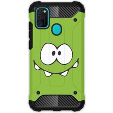 Egstech Samsung Galaxy M21 / M30S Kılıf Army Tank Full Koruma Antishock - Şımarık