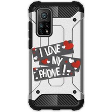 Egstech Xiaomi 10T - 10T Pro Kılıf Desenli Antishock Crash Kapak - My Phone