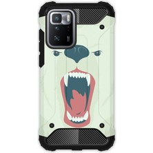 Egstech Xiaomi Poco X3 Gt Kılıf Army Tank Full Koruma Antishock - Bear Fight