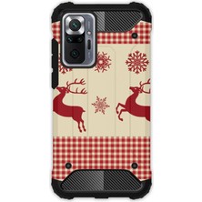 Egstech Xiaomi Redmi Note 10 Pro Kılıf Army Tank Full Koruma Antishock - Deer