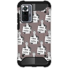 Egstech Xiaomi Redmi Note 10 Pro Kılıf Army Tank Full Koruma Antishock - Justinbieber 88