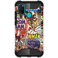 Egstech Samsung Galaxy M21 / M30S Kılıf Army Tank Full Koruma Antishock - Londra Gece