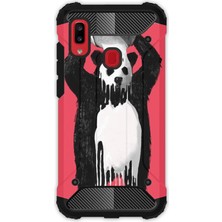 Egstech Samsung Galaxy A20 - A30 Kılıf Army Tank Full Koruma Antishock - Panda Kingo