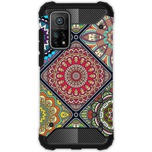 Egstech Xiaomi 10T - 10T Pro Kılıf Desenli Antishock Crash Kapak - Mvp Mandala