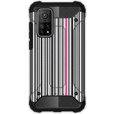 Egstech Xiaomi 10T - 10T Pro Kılıf Desenli Antishock Crash Kapak - Sanat Barkod