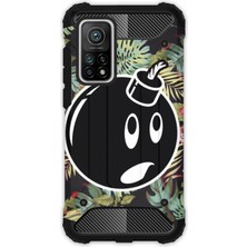 Egstech Xiaomi 10T - 10T Pro Kılıf Army Tank Full Koruma Antishock - Bomb Flower