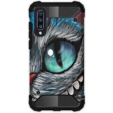 Egstech Samsung Galaxy A70 Kılıf Army Tank Full Koruma Antishock - Arsız Kedi