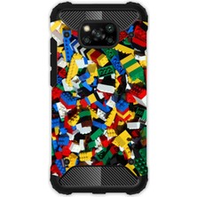 Egstech Xiaomi Poco X3 Pro - X3 Nfc Kılıf Desenli Antishock Crash Kapak -
