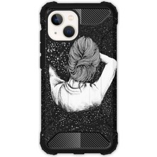 Egstech Apple iPhone 13 Kılıf Army Tank Full Koruma Antishock - Siyah Aşk