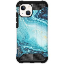 Egstech Apple iPhone 13 Kılıf Army Tank Full Koruma Antishock - Işlenmiş Ametist