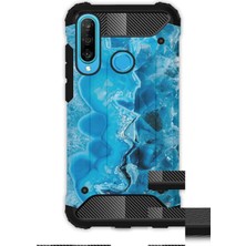 Egstech Huawei P30 Lite Kılıf Army Tank Full Koruma Antishock - Maldiv Ametist