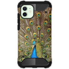 Egstech Apple iPhone 12 / 12 Pro Kılıf Army Tank Full Koruma Antishock - Tavuz Kuşu