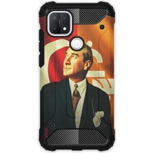 Egstech Oppo A15 - Oppo A15S Kılıf Army Tank Full Koruma Antishock - Gs Mustafa Kemal