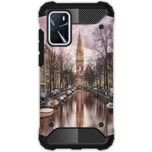 Egstech Oppo A16 Kılıf Army Tank Full Koruma Antishock - Amsterdam