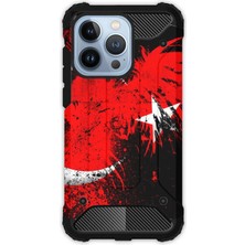 Egstech Apple iPhone 13 Pro Kılıf Army Tank Full Koruma Antishock - Canım Türkiyem