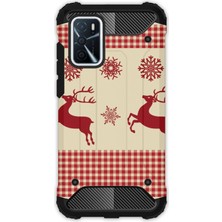 Egstech Oppo A16 Kılıf Army Tank Full Koruma Antishock - Deer