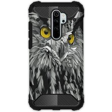 Egstech Redmi Note 8 Pro Kılıf Army Tank Full Koruma Antishock - Baykuş Bakışı