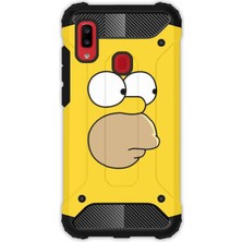 Egstech Samsung Galaxy A20 - A30 Kılıf Army Tank Full Koruma Antishock - Simpson