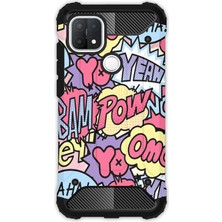 Egstech Oppo A15 - Oppo A15S Kılıf Army Tank Full Koruma Antishock - Hahaha Big