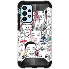 Egstech Samsung Galaxy A23 Kılıf Army Tank Full Koruma Antishock - Kadınlar Güzeldir