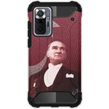 Egstech Xiaomi Redmi Note 10 Pro Kılıf Army Tank Full Koruma Antishock - M.k. Atatürk
