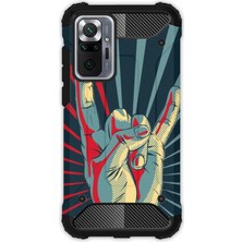 Egstech Xiaomi Redmi Note 10 Pro Kılıf Army Tank Full Koruma Antishock - Roll