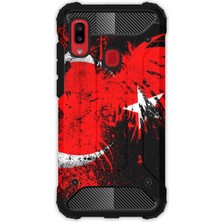 Egstech Samsung Galaxy A20 - A30 Kılıf Army Tank Full Koruma Antishock - Canım Türkiyem