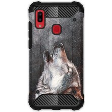 Egstech Samsung Galaxy A20 - A30 Kılıf Army Tank Full Koruma Antishock - Vahşi Kurt