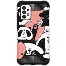Egstech Samsung Galaxy A32 4g Kılıf Army Tank Full Koruma Antishock - Sevimli Panda