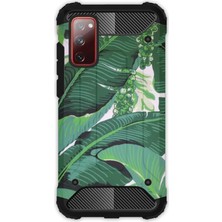 Egstech Samsung Galaxy S20 Fe Kılıf Army Tank Full Koruma Antishock - Yeşil Üzüm