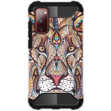 Egstech Samsung Galaxy S20 Plus Kılıf Army Tank Full Koruma Antishock - Aslan Mandala