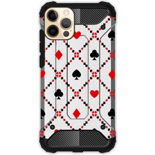 Egstech Apple iPhone 12 Pro Max Kılıf Desenli Antishock Crash Kapak - Vale Geo