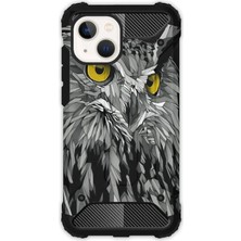 Egstech Apple iPhone 13 Kılıf Army Tank Full Koruma Antishock - Baykuş Bakışı