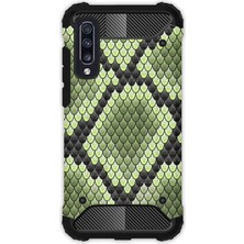 Egstech Samsung Galaxy A70 Kılıf Army Tank Full Koruma Antishock - Yılanderi