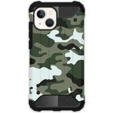 Egstech Apple iPhone 13 Kılıf Army Tank Full Koruma Antishock - Trend Kamuflaj
