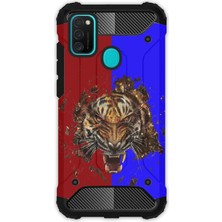 Egstech Samsung Galaxy M21 / M30S Kılıf Army Tank Full Koruma Antishock - Karadeniz Kaplanları