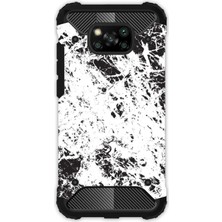 Egstech Xiaomi Poco X3 Pro - X3 Nfc Kılıf Desenli Antishock Crash Kapak - Marble Wow