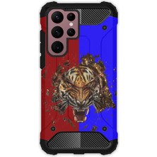Egstech Samsung Galaxy S22 Ultra Kılıf Army Tank Full Koruma Antishock - Karadeniz Kaplanları