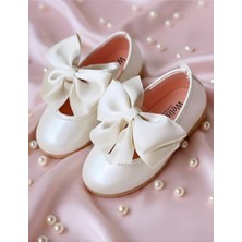 Welissa Saten Fiyonklu Abiye Kız Çocuk Babet, Özel Günlerde