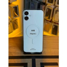 Avcı Teknoloji Market Samsung A06 Uyumlu Şeffaf Sert Kılıf Magsafe Destekli Tam Koruma Kılıf