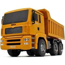 Huina 1332 1/18 Ölçek, Damperli Kamyon, 9 Kanal Uzaktan Kumandalı Iş Makinası