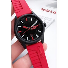 Reebok Silikon Kordon 50 mt Suya Dayanıklı Spor Kasa 2 Yıl Garantili Erkek Kol Saati RV.BK.G2S
