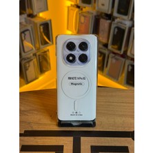 Avcı Teknoloji Market Redmi Note 14 Pro 5g Uyumlu Şeffaf Sert Kılıf Magsafe Destekli Tam Koruma Kılıf
