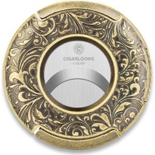 Cigarloong Yuvarlak Model Metal Puro Kesici Gold 66 Ring