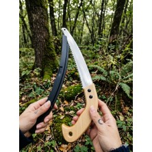 Abnturk 40 cm Ahşap Saplı Kılıflı Çelik Testere Kamp ,bahçe,budama Her Türlü Doğa Ihtiyacınız Için Yardımcınız.