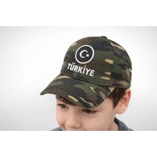 Reva Çocuk Kırmızı Türkiye Şapka – Ayarlanabilir Pamuklu Günlük Şapka 8/12 Yaş