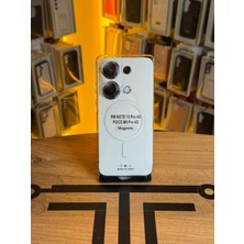 Avcı Teknoloji Market Redmi Note 13 Pro 4g / Poco M6 Pro 4g Uyumlu Şeffaf Sert Kılıf Magsafe Destekli Tam Koruma Kılıf