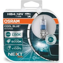9006 Hb4 Cool Blue Intense Next Gen 5000K Beyaz Işık (Takım-2 Adet)
