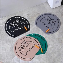 Banyo ve Mutfak Lavabo Koku Önleyici Gider Koruyucu Silikon Sızdırmaz Ped 1 Adet Siyah